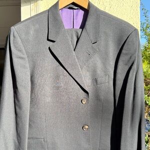 Paul Smith Navy Suit in Wool, Made in Italy